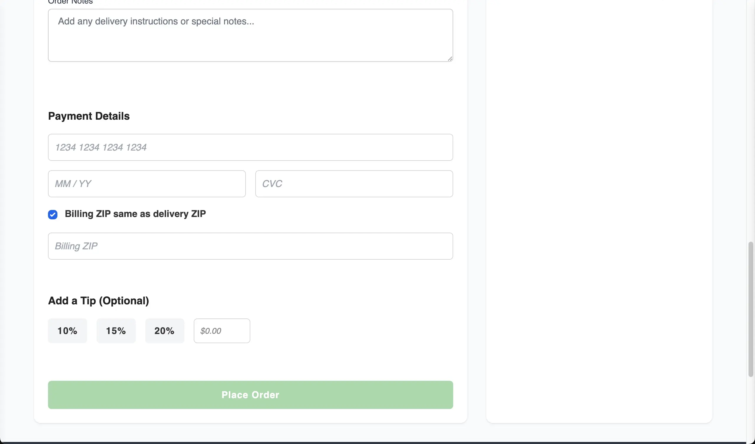 Payment Step