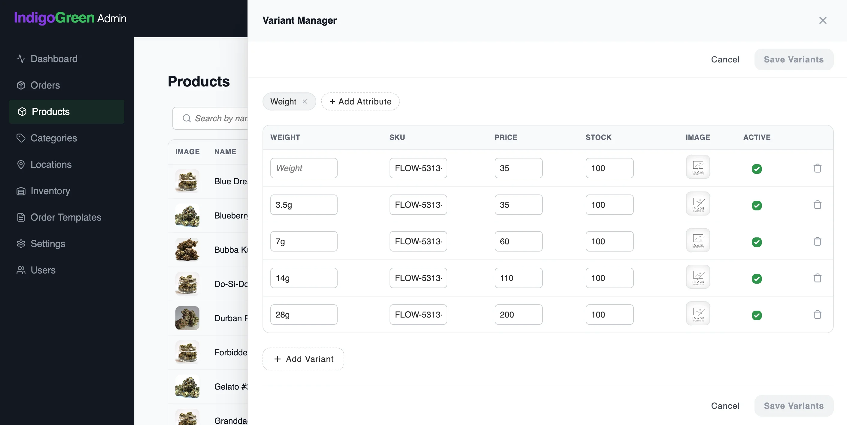 Variant Manager